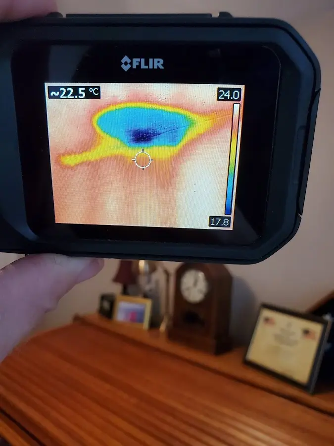 Thermal imaging inspection for water damage in Morehead