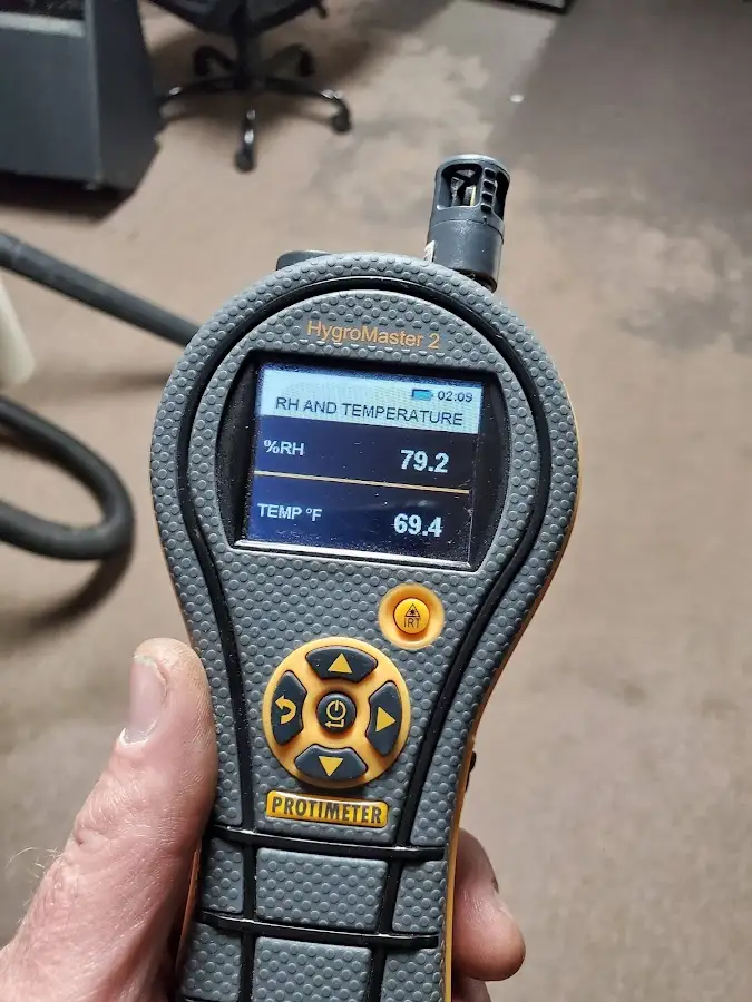 Moisture meter humidity assessment for Fire & Smoke Damage Restoration in Morehead